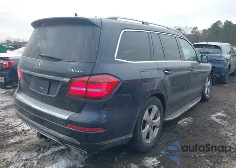2017 Mercedes-Benz Gls 450 4Matic z USA, uszkodzony, nr VIN 4JGDF6EE6HA990211